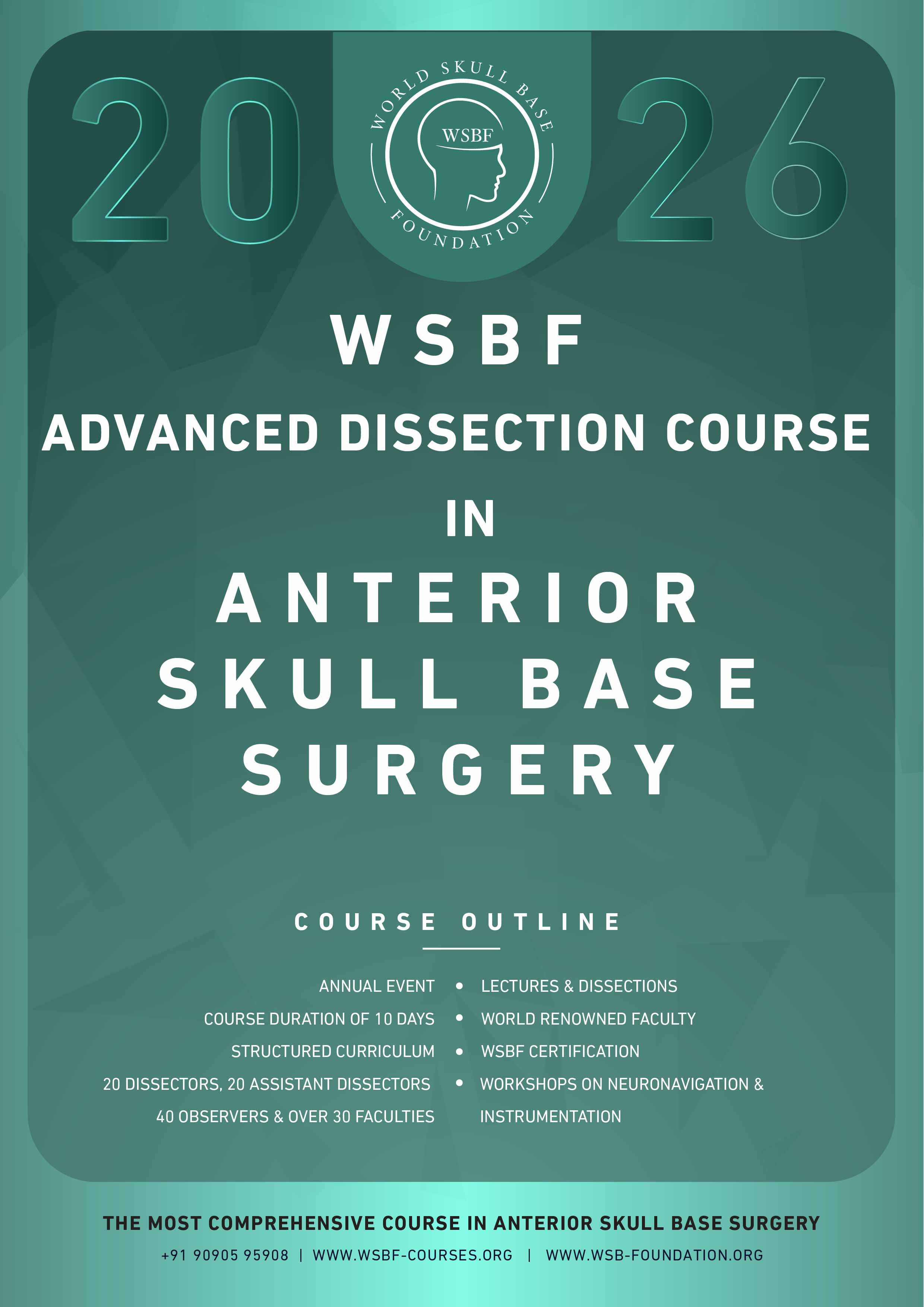 WSBF Advanced Dissection Course 2026
